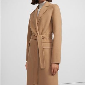 NWT Theory Belted Double Faced Wool Cashmere P